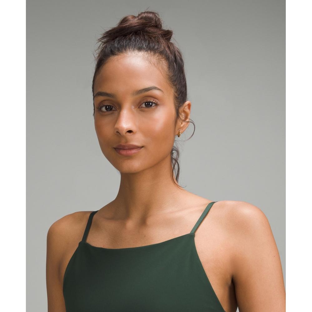 Lululemon Align  High Neck CAmi TAnk Top  Light Support  A B Cup legAcy Green