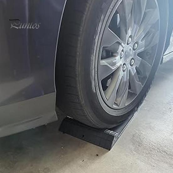 Wheel Anti-slip Parking Mat Wear Resistant Enhanced Grip Compact Portable Design Versatile Heavy-Duty Wheel Stopper Non-Slip Pad