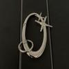 Bag Charm Punk Star Keychain Belt Buckle Star Key Ring Y2K Oval Carabiner  Backpack Decor