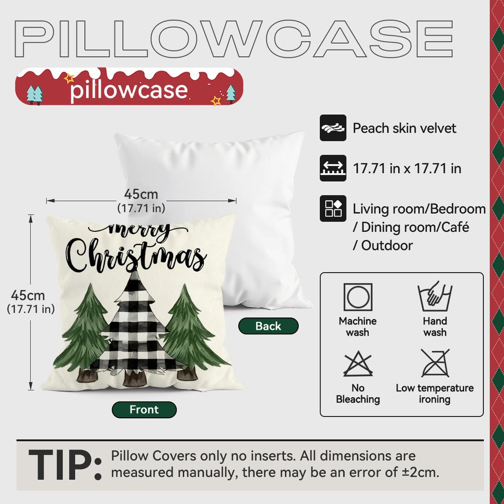 Christmas tree pattern Cushions Pillowcase Polyester Cushion Cover Throw Pillow Sofa Decoration Pillowcover Home Decor