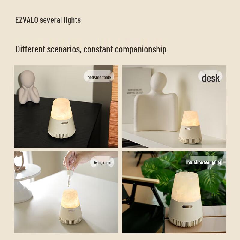 EZVALO Mineral Bluetooth Speaker with Aroma Diffuser & Night Light (CN Version)