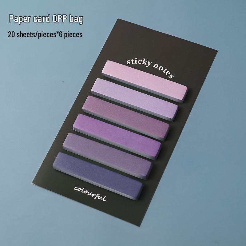 Morandi Color Writable Sticky Note Index Tabs for Students – Classification Bookmarks & Loose-leaf Indicators