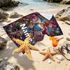 Custom Name Personalized Poppy Playtime Print Beach Towel, for Trip Camping Beach Party Home Decor, Birthday Gift for Family & Friends