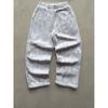 Y2K Streetwear Hooded Waffle Knit Sweatshirt Pants Set With Embroidered Letters Unisex Casual Outfit