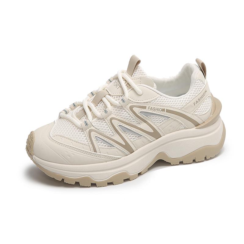 

Модные весенние и осенние новые женские повседневные кроссовки Joker-Enhanced из сетчатой ткани с дышащими нескользящими удобными кроссовками для бега 40