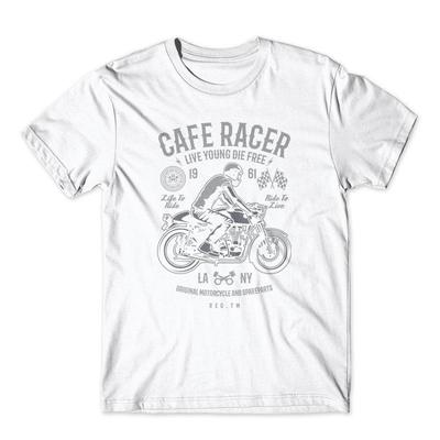 Cafe Racer T Shirt Motorcycle Biker 100 Cotton Premium NEW