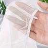 Durable Polyester Mesh Rain Barrel Cover Anti Mosquito Leaf Protection Net for Outdoor Water Collection Tank White