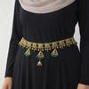 Metal Ethnic Style Belt Bell Pendant Body Chain Waist Seal Tassel Belly Chain  Women