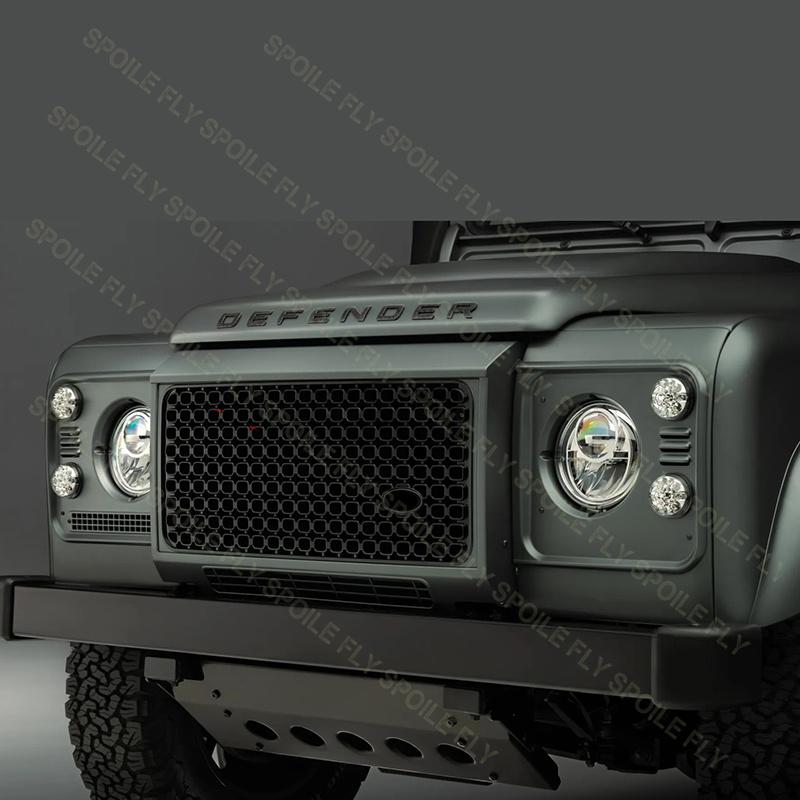 For Land Rover Defender 90 110 2012-2016 High Quality ABS OCTA Style Car Front Grille Racing Grills Car Accessories Glossy Black