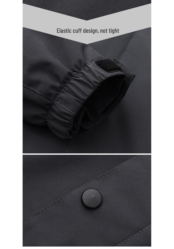 Men's Trendy Versatile Hooded Windbreaker for Outdoor Work and Sports