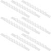 50Pcs Hanger Anti Slip Strips Silicone Grips for Clothes Shoulder Plastic Wood Hangers Closet Accessories Hanger Strips