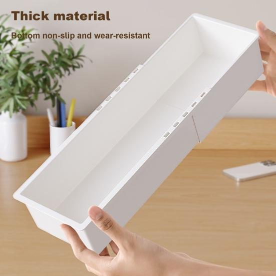 Retractable Drawer Storage Box Kitchen Cutlery Fork Spoon Bin Office Supplies Drawer Divider Multifunctional Underwear Sock Organizer Container
