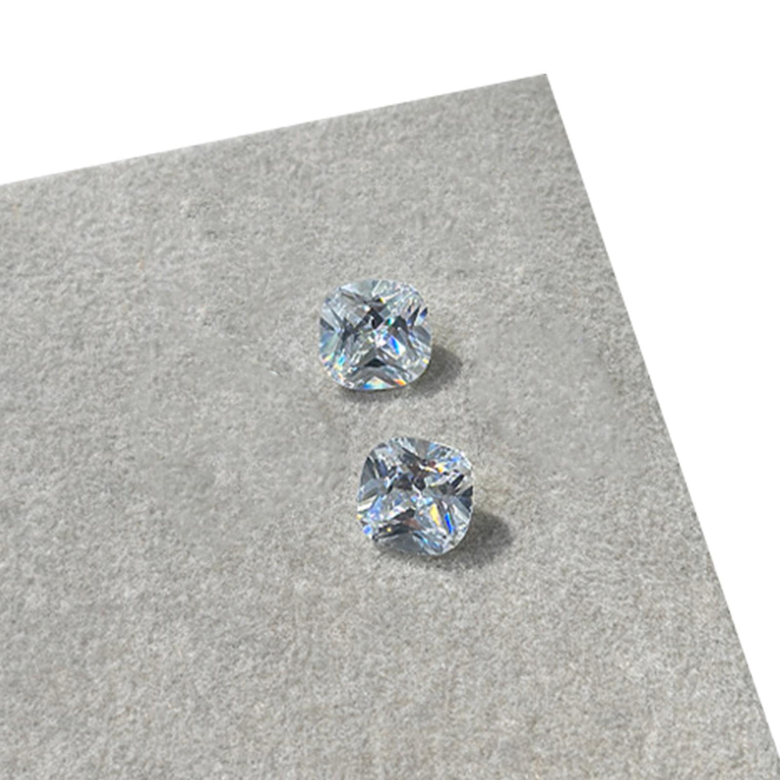 

2x Стразы для ногтей в форме квадрата, хрустальные камни для ногтей, прямоугольные подвески для ногтей, прозрачные подвески для дизайна ногтей, украшения для дизайна ногтей E