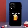 Drink Beer Red Wine For Samsung Galaxy M33 M13 M23 M53 M15 M55 M31 M51 M14 M34 M54 M20 M30s M32 M52 Phone Case