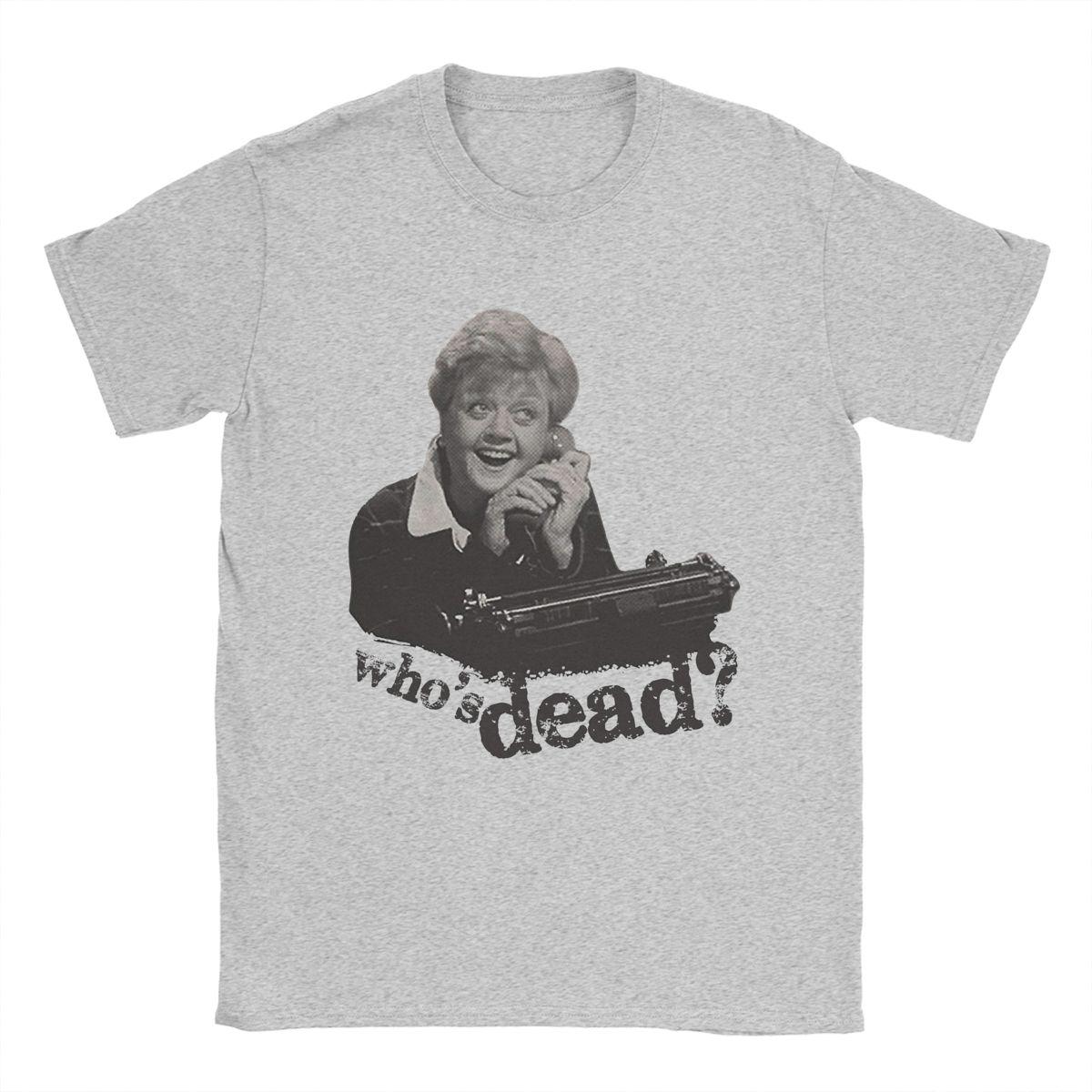 

Мужская футболка Murder She Wrote Fletcher из чистого хлопка, забавная футболка с коротким рукавом и круглым вырезом, графические футболки 2XL