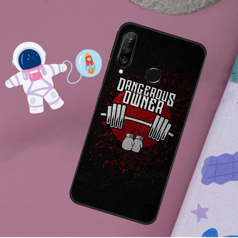 Warning Angry Danger Owner For Huawei Nova Y72 Y73 Y60 Y70 Y90 Y61 Y91 7i 8i 11i 12i 12s 9 10 SE P20 P30 P40 Lite Case