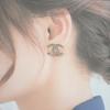 CHANEL  Pierce gold metal Women