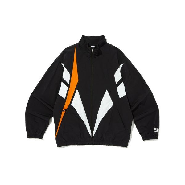 Reebok X Vector Collaboration Stand Collar Casual Long Sleeve Windbreaker Unisex Outerwear Black REJU4EJ30BK
