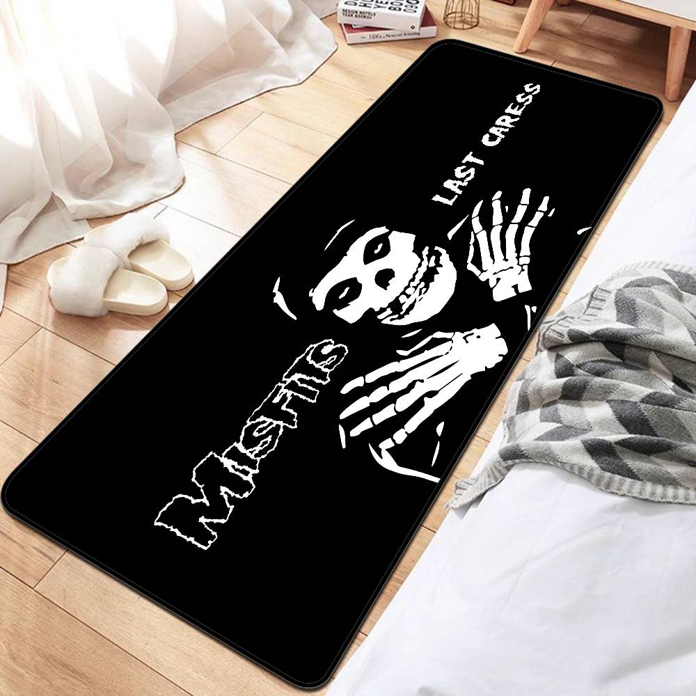 Punk Band The Misfits Room Mats Retro Multiple Choice Living Room Kitchen Rug Non-Slip Welcome Rug