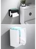 Universal Black Wall-Mounted Kitchen & Bathroom Paper Towel Dispenser Stand