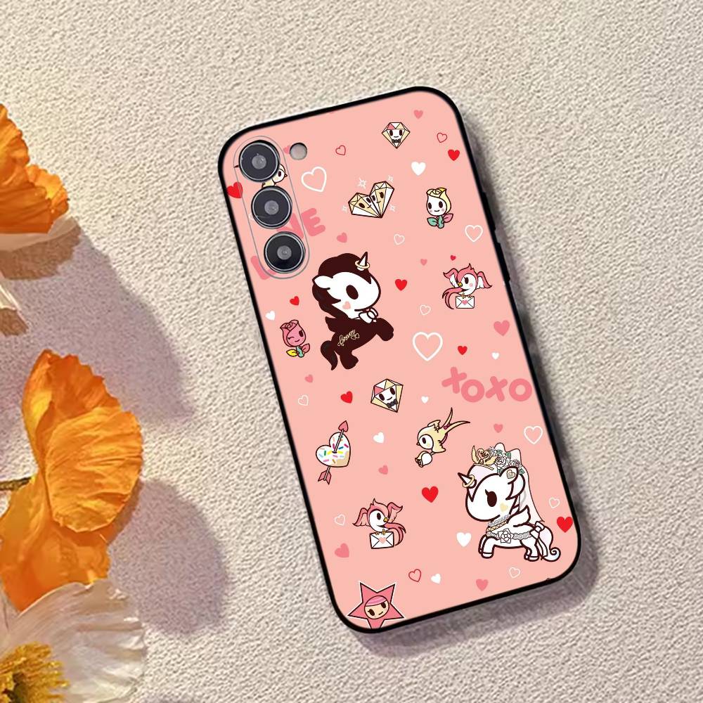 Japan T-Tokidokis Phone Case Silicone Soft For Samsung Galaxy A73,A72,A71,A70,A53,A52,A51