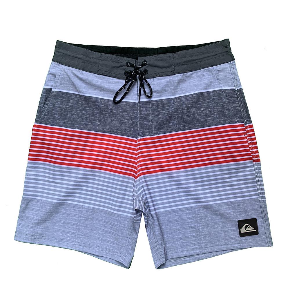 2023 Herren Schnelltrocknende Stretch Surf- & Lauf-Beachshorts, Lässiger Fünf-Punkt-Fitness-Stil