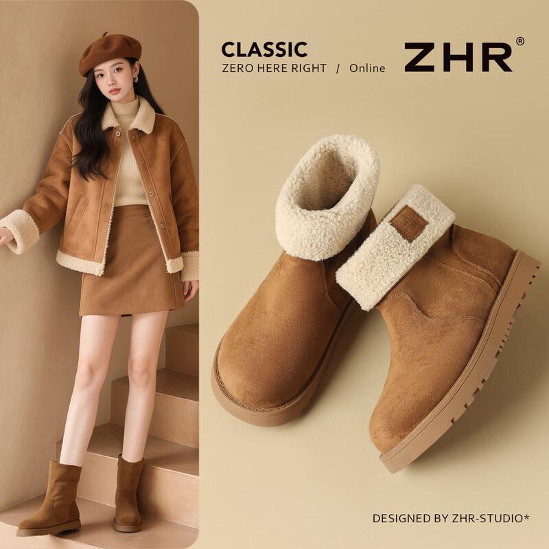 ZHR Women s Plush Lined Snow Boots EU 37