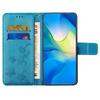 For Samsung Galaxy A37 5G/A36 5G Case Wallet Stand Imprinted Butterfly Flower PU Leather Phone Cover