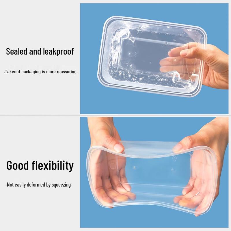 Disposable Clear Plastic Takeout Food Containers