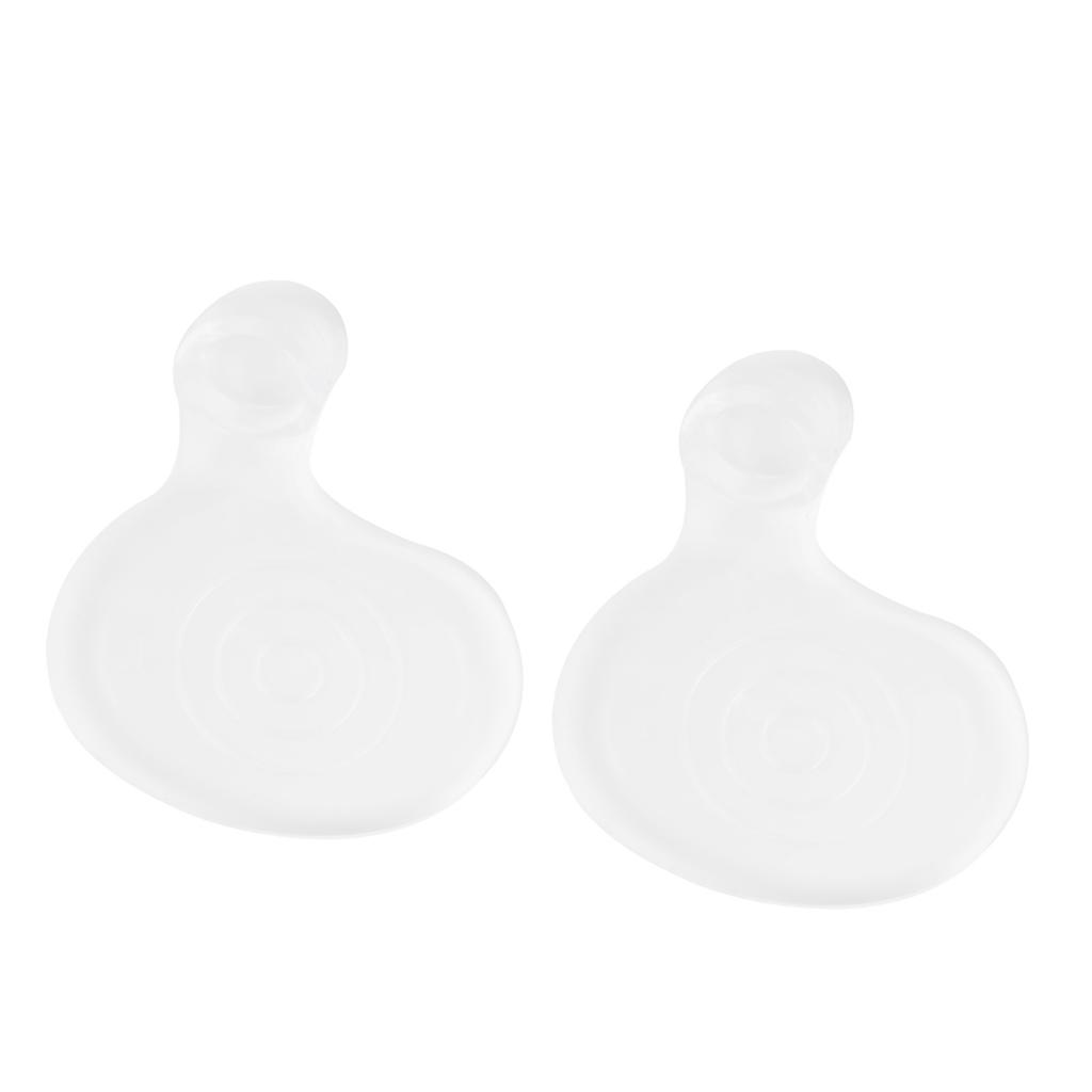 2pcs Unisex Silicone Forefoot Relieve Pain Correction Shock Absorption Insoles Cushion S