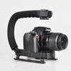 U-shaped DSLR Handheld Stabilizer with DV and C-shaped Bracket for Mobile and Flashlight