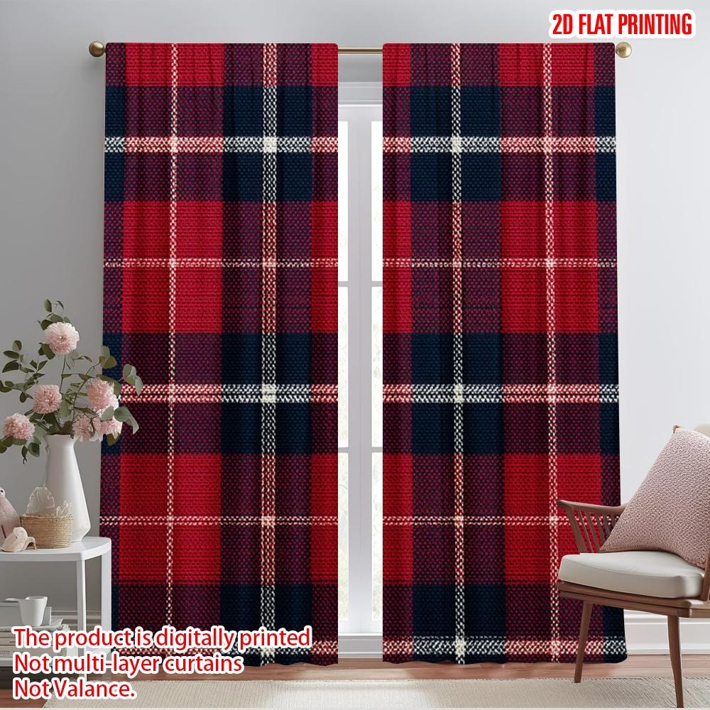 

2 шт., 2D печать на плоскости Популярные шторные панели Спящий оранжевый кот в шапке Санты Универсальный 100% полиэстер (без удилища) 52.50×116.00 CM 2pcs