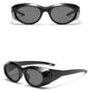 Y2K Vintage Steampunk Sunglasses Women Men Luxury Designer Punk Shades UV400 Sport Goggles Future Fashion
