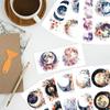 PVC DIY Heat Transfer Paper for UV Sublimation Cup Moon 110x240mm 10 style 1pc/style 10pcs/set