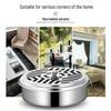 Stainless Steel Mosquito Coil Holder with Lid - Outdoor Portable Incense Burner