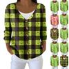 Women's Fashion Long Sleeve Christmas Snowman Snowflake Print Jacket Cardigan