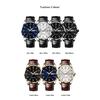 POEDAGAR Casual High Quality Men Watch Waterproof Luminous Leather Original Wristwatch Quartz Business Watches for Men Reloj