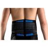 Neoprene Double Pull Posture Support Brace Lumbar Lower Back Support Brace Exercise Belt By Aofit (XXL(40-44 Inches) or (102-112 Cm), Black&Blue)