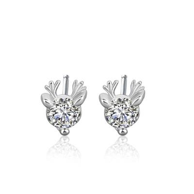 Neue Mode Hirsch Ohrringe für Damen Charms Schmuck Brincos Weihnachtstag Mädchen Geschenk