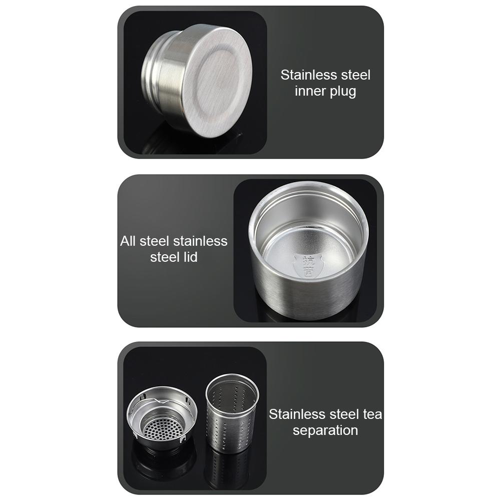 Large Capacity Cold Thermal Thermos Stainless Steel Insulated Tea Coffee Travel Mug For Outdoor Sports Vacuum Thermo Bottle