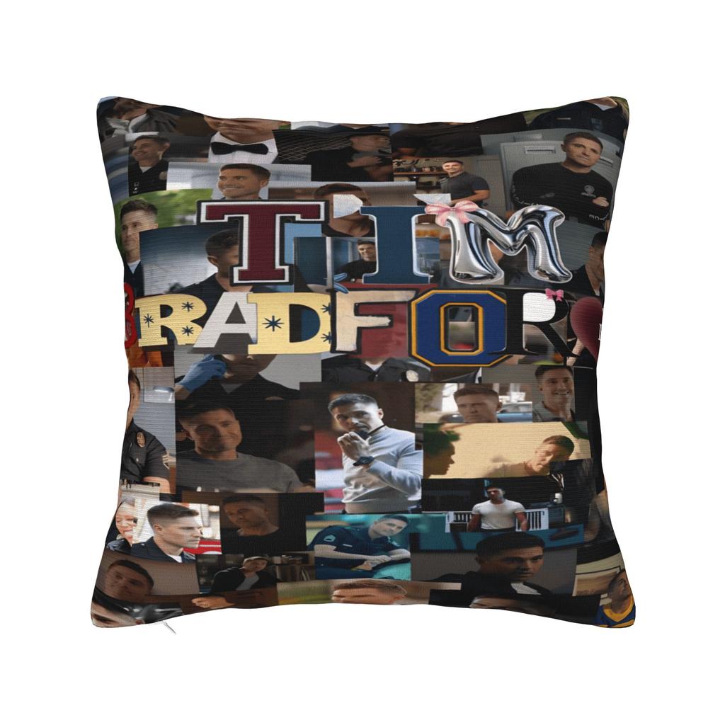 Tim B-Bradford Pillow Case Comfy Pillow Cover Morden Cushion Cover For Sofa Home Decoration