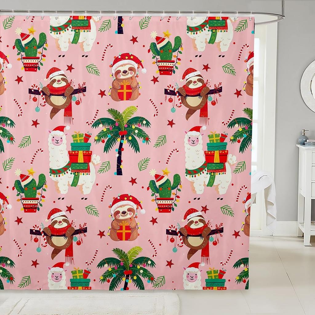 Puppy Shower Curtain Set Cartoon Corgi Shower Curtain for Teens Boys,Lovely Pup Dog Bath Curtain Doggy Cute Pet Toilet Lovely