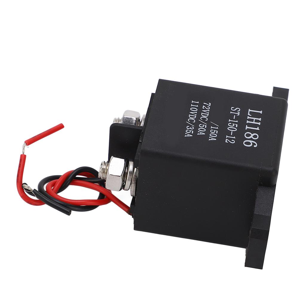 Starter Relay Brass Coil 2 Terminal Starter Solenoid Relay High Load Current for Automobile 12V DC