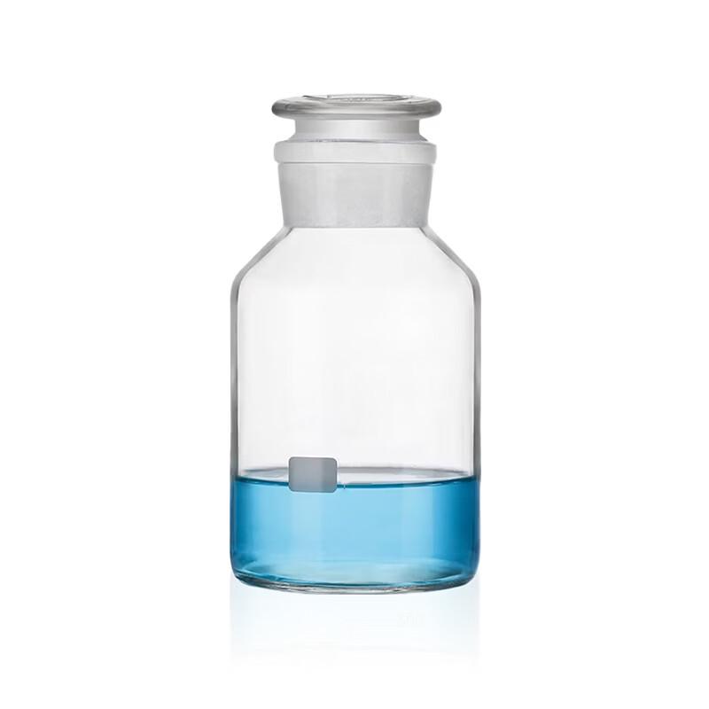 Frosted Wide Mouth Glass Bottle