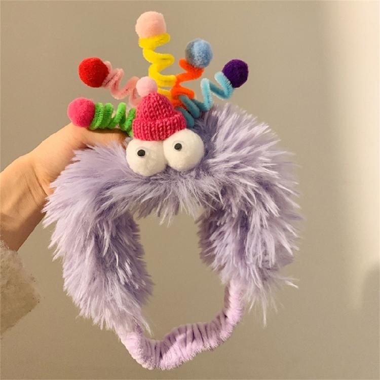 Girls Colorful Spring Hair Bands Cartoon Clown for Photo Studios Photo Props