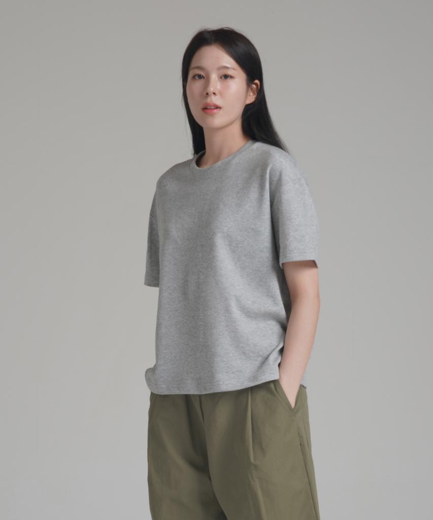 Noming [2Pack] Loose Fit Crop Easy Short Sleeve (4 Colors)
