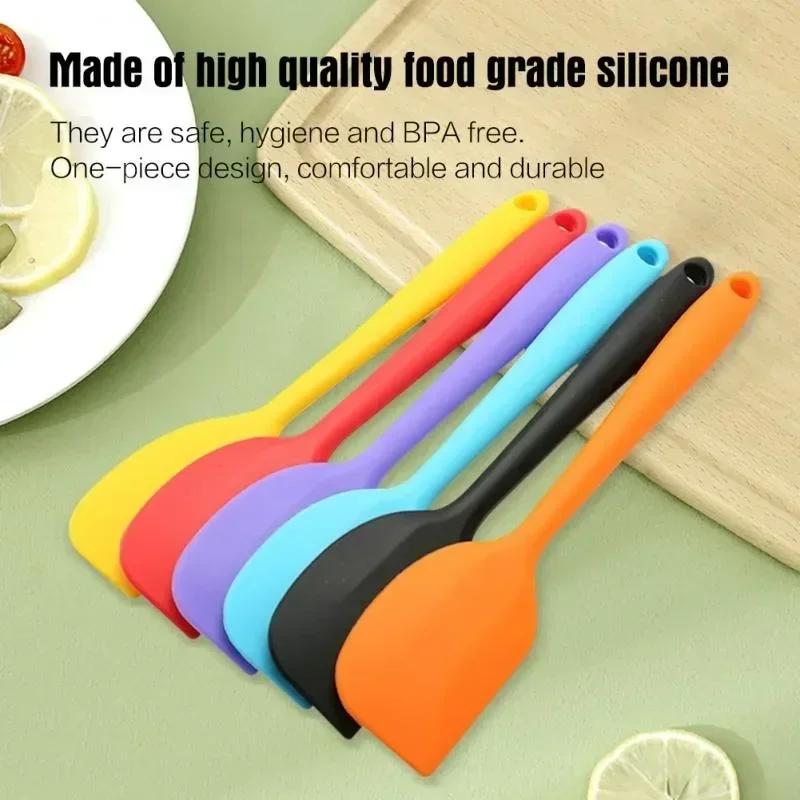 Cake Mixer Spatula Food Grade Silicone Kitchen Butter Cream Baking Shells Brush Pastel Durable All-In-One Baking Kitchen Utensil