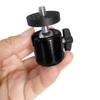 Metal Hot Shoe Ball Head 360° Rotatable Swivel Ball Head for Live Tripod Photography