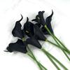 Mini PU Calla Lily Artificial Bouquet for Weddings, Home Decor, Photography, and Landscaping.