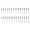 24Pcs Single Prong Curl Duckbill Hair Clips Silver Sectioning Alligator Hairpins